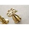 Kingston Brass KS3127RX Two-Handle Wall Mount Bathroom Faucet, Brushed Brass KS3127RX - alternate 5